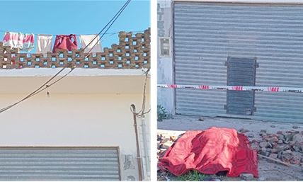 F. Varela:  tragedia, se desmoronó el muro de la terraza y la dueña cayó al vacío